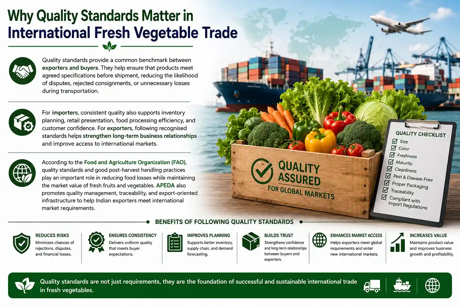 Fresh Vegetable Export from India